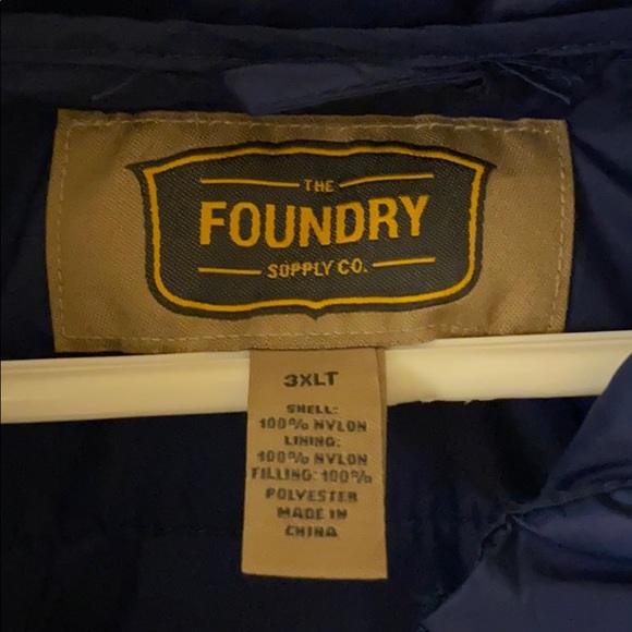 Blue puffer coat - Picture 3 of 5